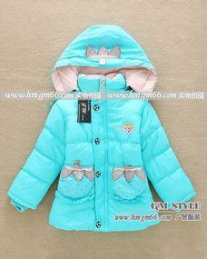 东莞广贸制衣服装公司 冬季童装棉袄高清图片展示